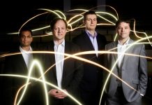 PureLiFi – The journey to launching a new technology The pureLiFi Team with Harald Burchardt on the right