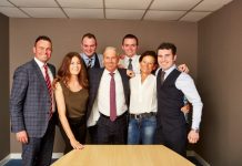 Expansion plans for McQueens Dairies could lead to 100 new jobs L-R Ruairidh McQueen, Anna McQueen, Adam McQueen, Mick McQueen, Calum McQueen, Meg McQueen, and Jamie McQueen