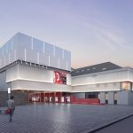 Charcoalblue Open Glasgow Studio Render by Richard Murphy Architects’