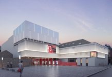 Charcoalblue Open Glasgow Studio Render by Richard Murphy Architects’