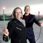 Stirling becomes Scotland’s Fourth Gigabit City (L-R) Stirling Council Leader, Johanna Boyd and CityFibre’s Head of Regional Development in Scotland, James McClafferty