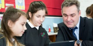 Emilia Matuszkiewicz, Amelia Derewonko and Scott Gordon, CityFibre's Fibre Planner in Aberdeen