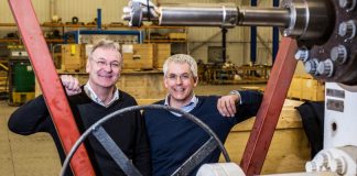 Chairman Graeme Coutts (left) with BGF investor Mike Sibson