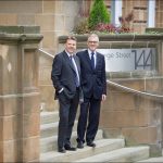 Expansion for Bruce Stevenson Insurance Brokers with eight appointments left to right Edward Bruce CEO of Bruce Stevenson Insurance Brokers and Andrew Adam, commercial director at Bruce Stevenson Insurance Brokers