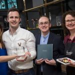 Rosemount retailers rally round for unique gin tasting experience (left to right): Emma Smalley and Nick Smalley of The Teasmith, Adam Simpson of OPAQUE and Lisa Thomson of Hardy’s Chocolates