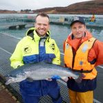 Ross-shire salmon farming business buys Ullapool salmon farm From left - Barrie Aird, relationship manager at Bank of Scotland with Gilpin Bradley, managing director of Wester Ross Fisheries