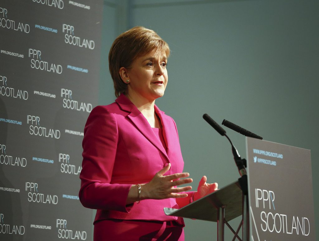 First Minister Nicola Sturgeon