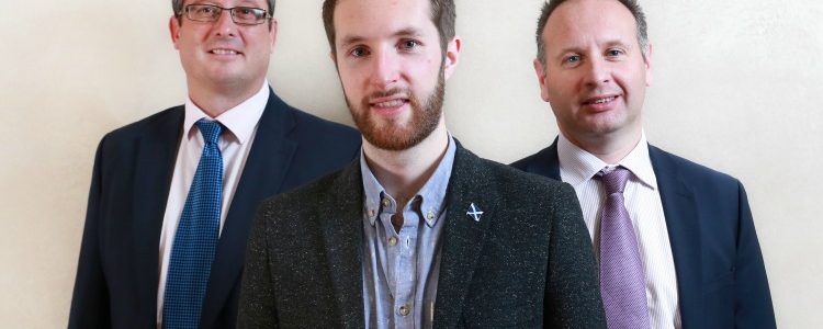 Left to right are_ Jamie Grant (Barclays), Bruce Walker (WeAreTheFuture) and Stuart Brown (Barclays)