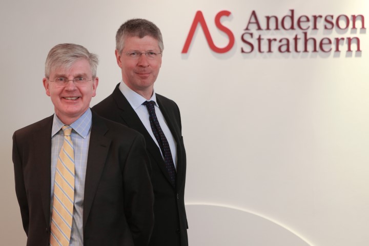 Left to right are Colin Henderson and David Campbell of Anderson Strathern