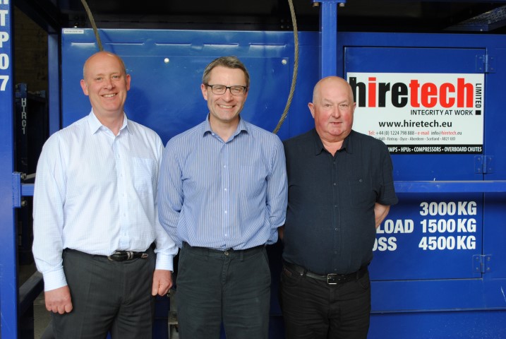 (Left-Right): Steven Ferguson, Business Development Manager; John Milne, General Manager; Jim McGregor, Project Manager.
