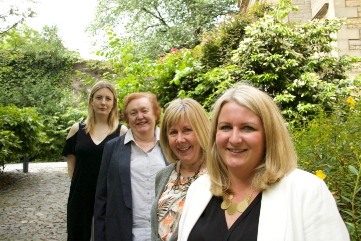 L-R, Jenn Nimmo-Smith, Ruth Allen, Fiona Stewart and Laura Sutherland