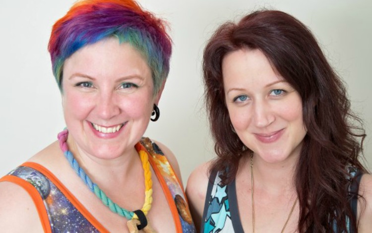 From left - Kirsty Lunn and Ros Marshall